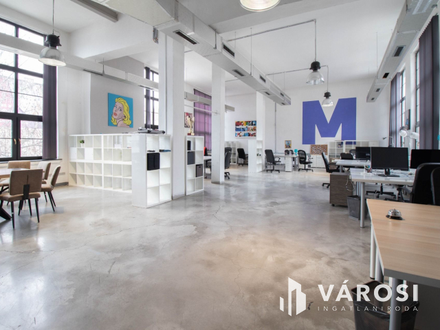 Amerikai életérzés Óbudán szenzációs, 1000 m2 loft irodában