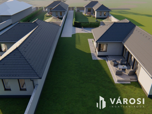 Modern, hőszivattyús, 95 m2-es családi ház népszerű helyen