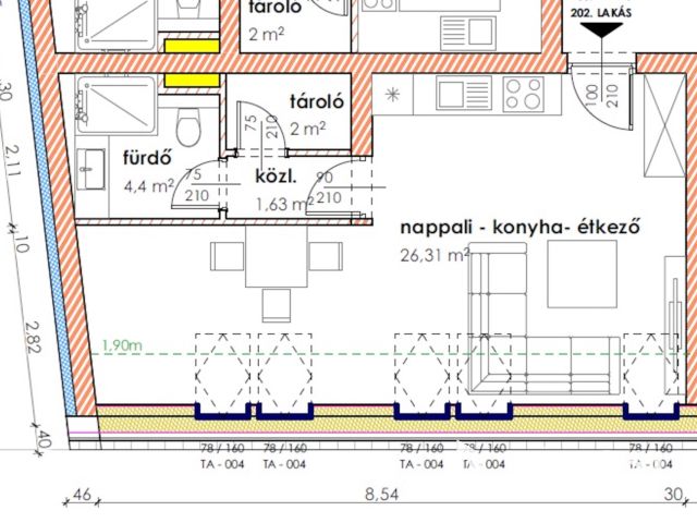 Második emeleti újépítésű lakás, Hagymatikumtól 60 méterre 5