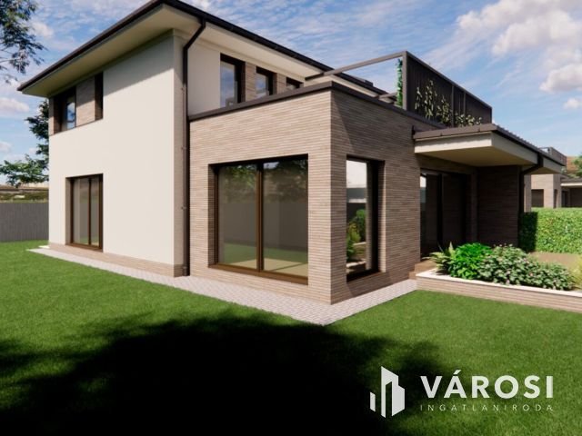 Debrecen csendes kertvárosi részén ELADÓ IKERHÁZ