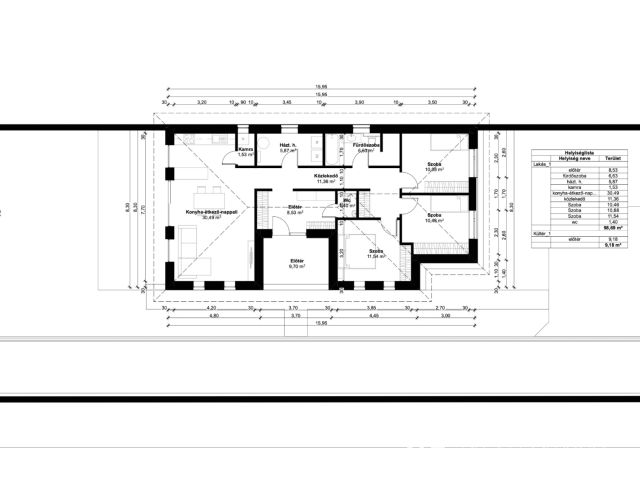 95 m2-es, új építésű ház a Várfürdő közelében eladó