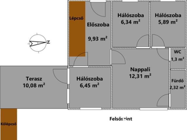 Több szobás családi ház eladó Ábrahámhegyen