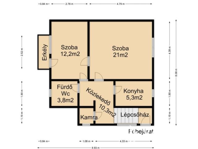 Belváros közeli lakás, garázzsal, zöldterülettel!