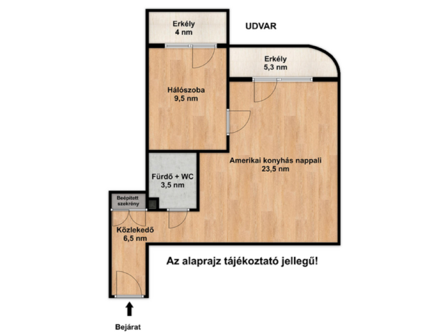 Első emeleti, modern, fiatalos lakás a Tisza-part közelében!