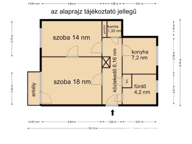 Kiadó lakás csendes helyen a belvárosban